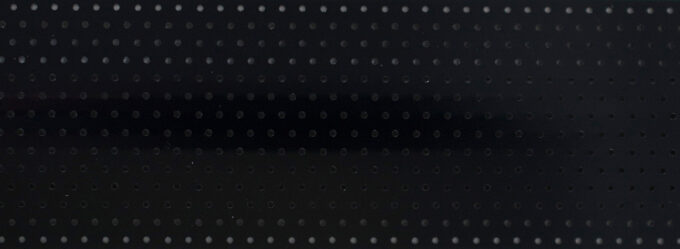 Black Perforated - Metal Venetian Blind