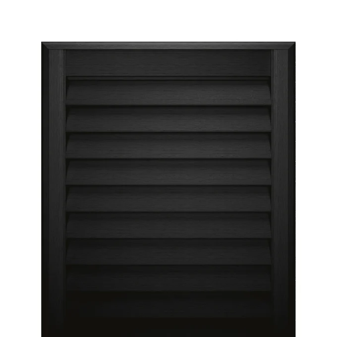 Madison Matte Black - Plantation Shutter