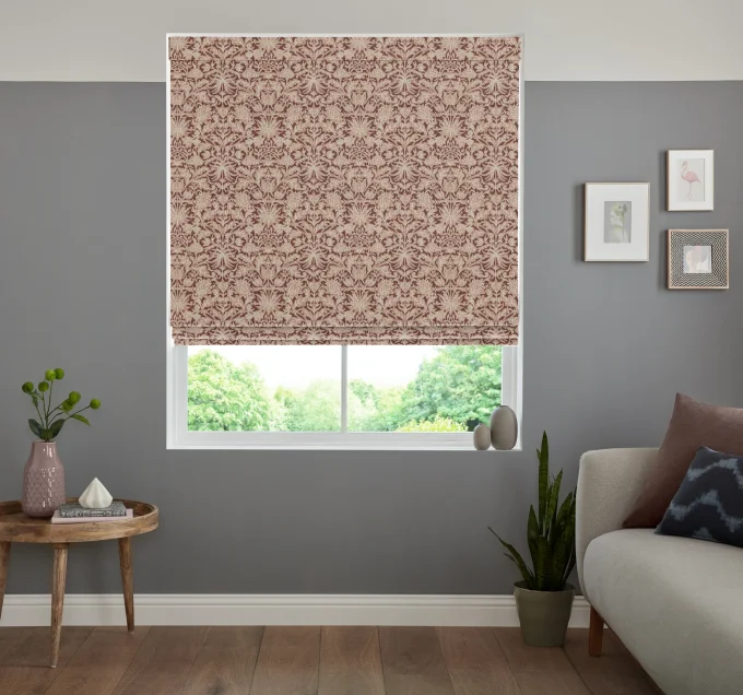 Ashton Claret - Roman Blind