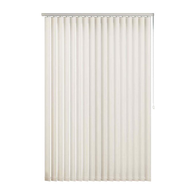 Unilux Cream Vertical Blind Direct Blinds Cork
