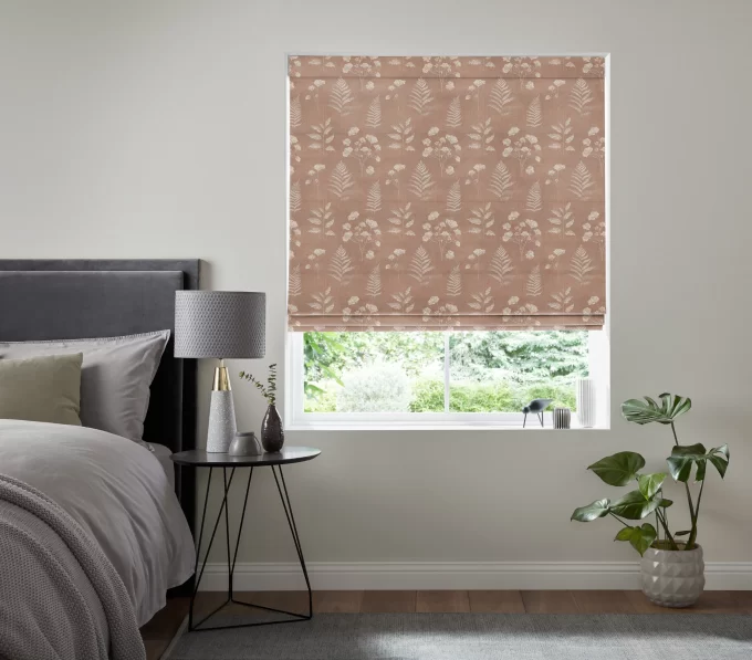 Angelo Rose Gold - Roman Blind