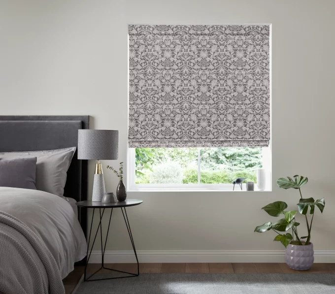 Ashton Plum - Roman Blind
